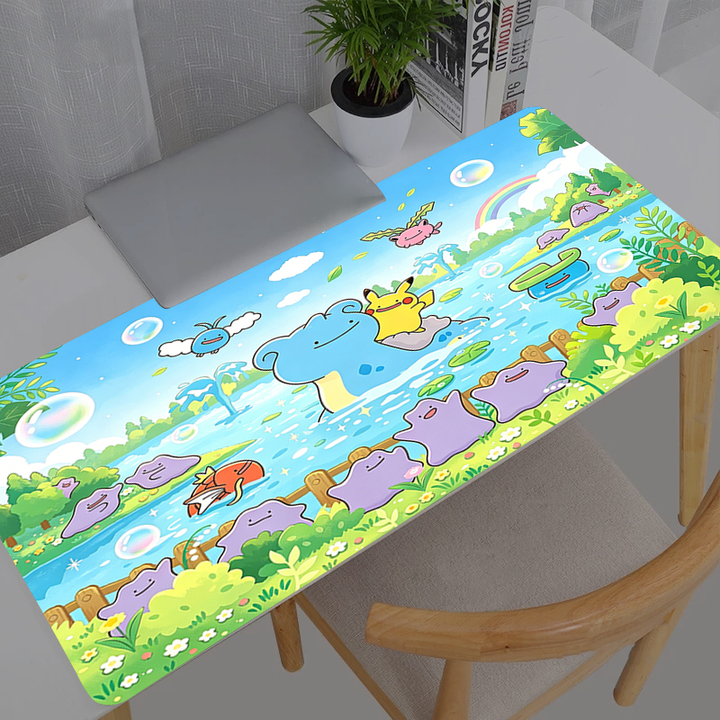 Gaming Keyboard He - Mouse Pad Pokemon Pikachu Anime Durable