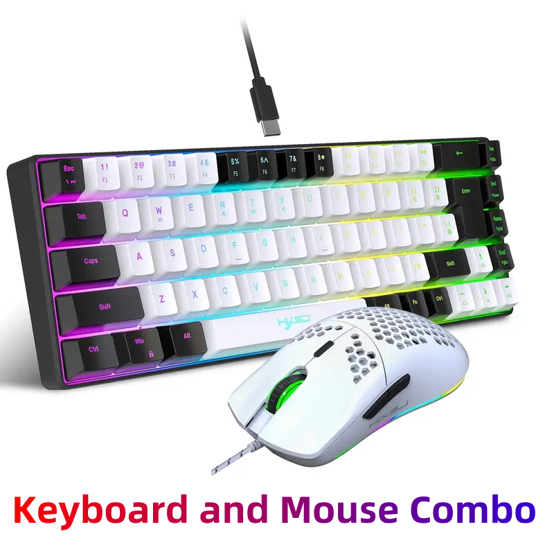 Gaming Keyboard And Mouse For Xbox - Ergonomic 68-Key Mini Wired Keyboard with