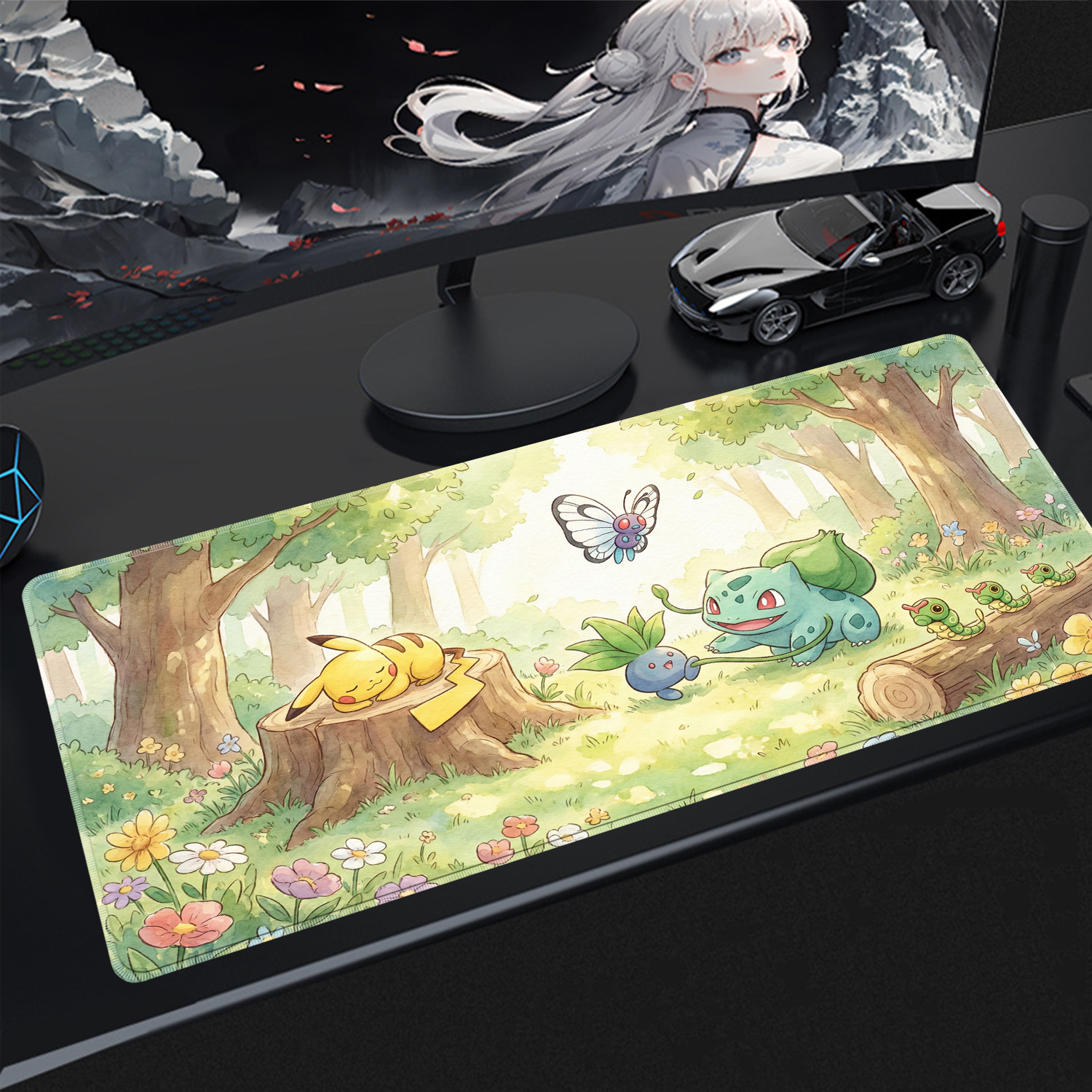 Gaming Keyboard He - Kawaii Mouse Pad Gaming PC Accessories