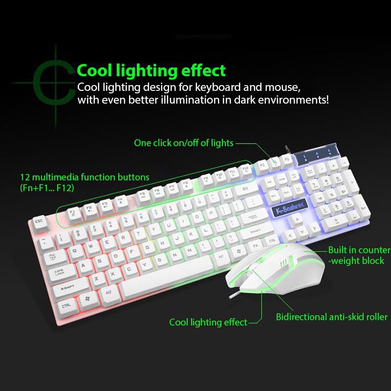 KM320 Keyboard And Mouse Set W – Gaming Keyboard And Mouse Combo Wireless Bewertung und Preis