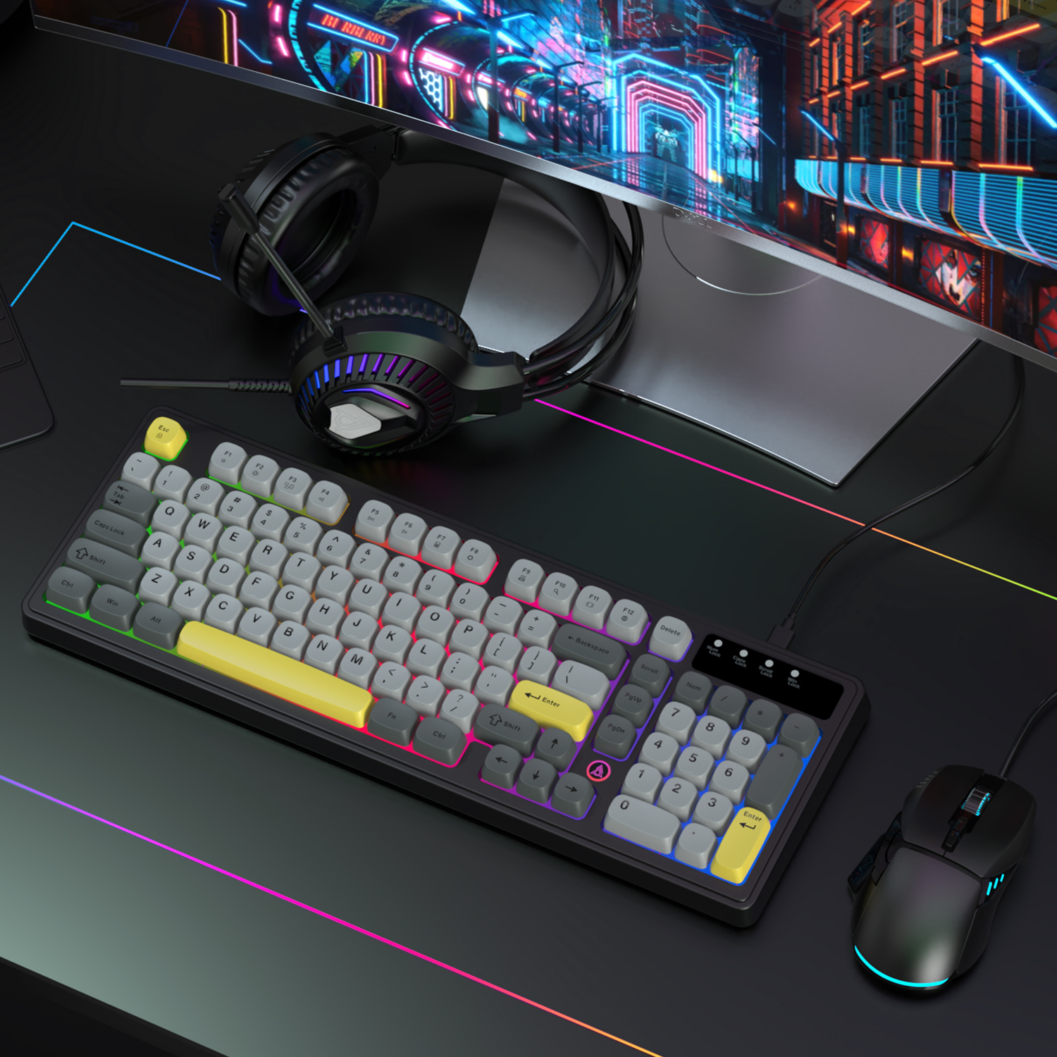 AJAZZ AT120 Bundle: Gaming Key – Keyboard Mouse Bundle Gaming Bewertung und Preis