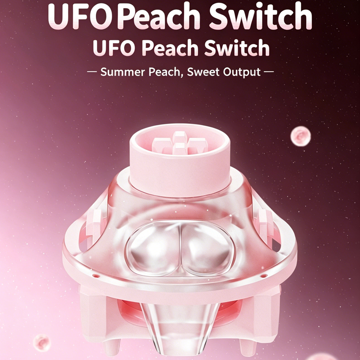UFO Peach Pink Magnetic Switch – Gaming Keyboard Thocky Bewertung und Preis
