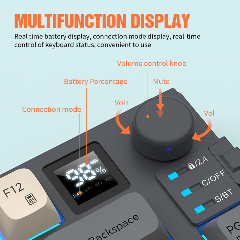 New Dual-Mode 80 Keys Wireless – Gaming Keyboard And Mouse Combo Wireless Bewertung und Preis