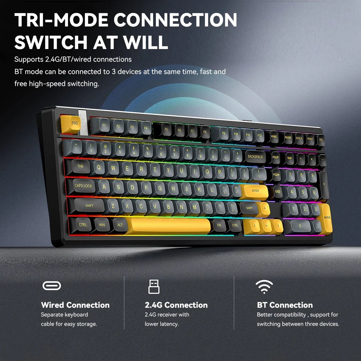Wireless Mechanical Gaming Key – Gaming Keyboard Thocky Bewertung und Preis