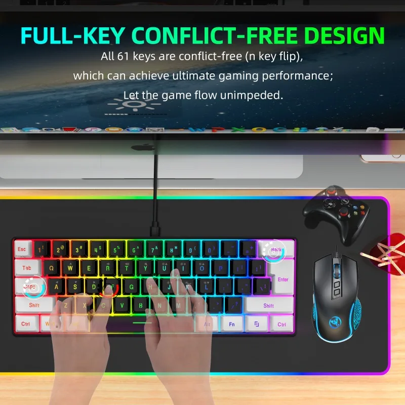 Keyboard and mouse 60% compute – Gaming Keyboard Mouse Combo Bewertung und Preis