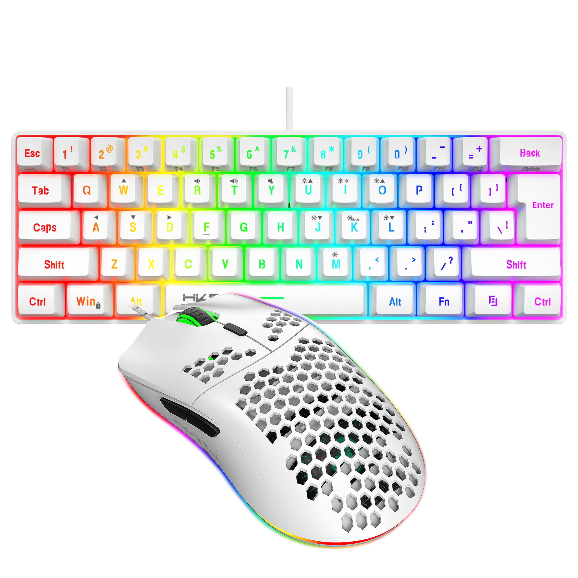 Hot selling HXSJ 61 keys V700  – Gaming Keyboard Extension Bewertung und Preis