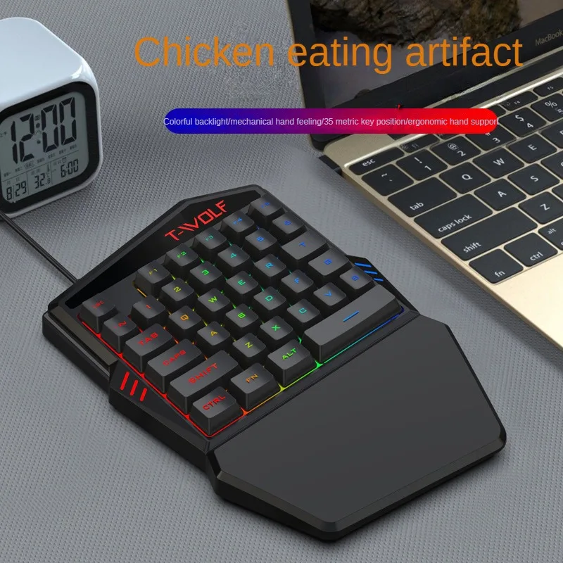 T-WOLF TF900 One Handed Keyboa – Gaming Keyboard Hand Bewertung und Preis