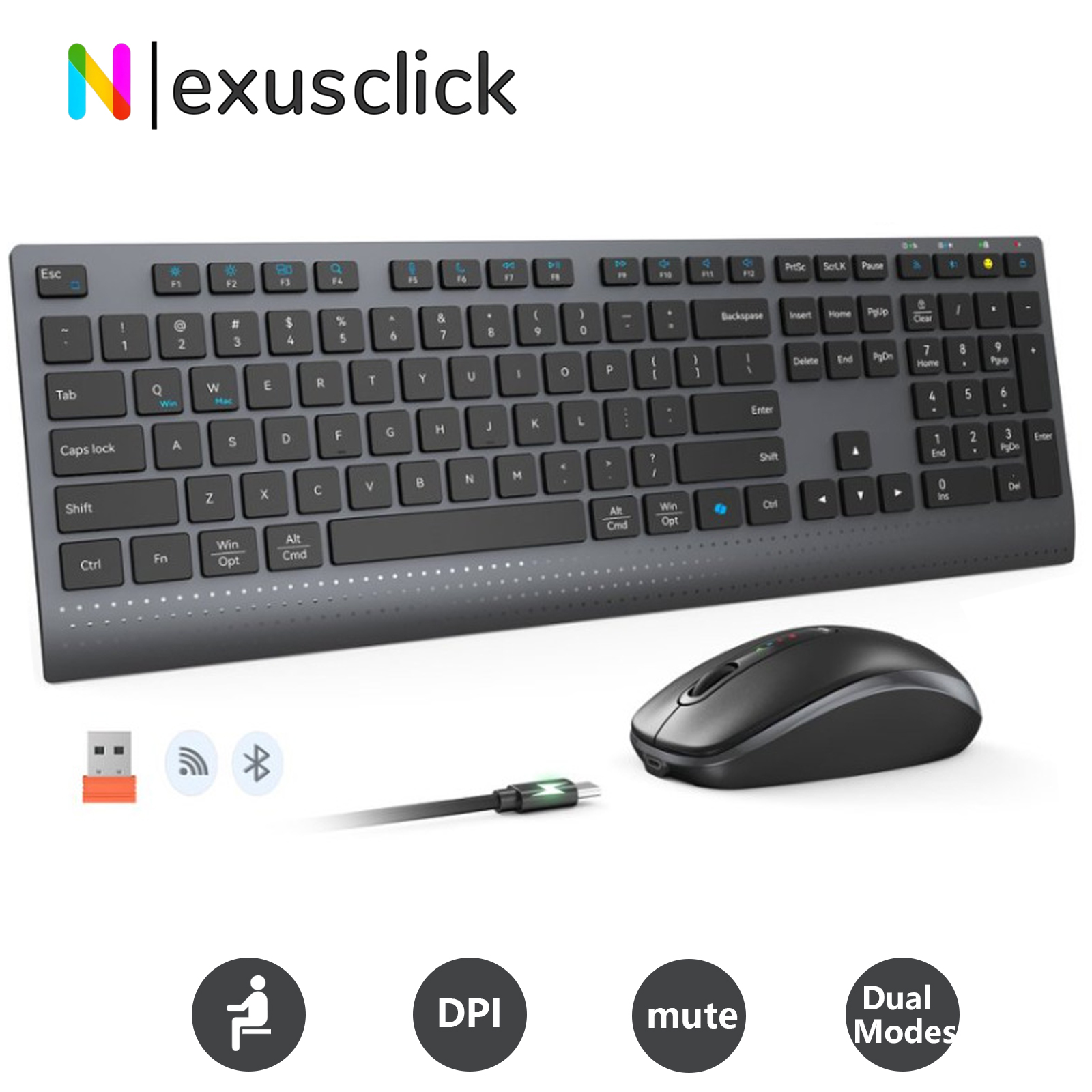 Dual-mode 2.4G Wireless Keyboa – Gaming Keyboard Mouse And Headset Combo Bewertung und Preis