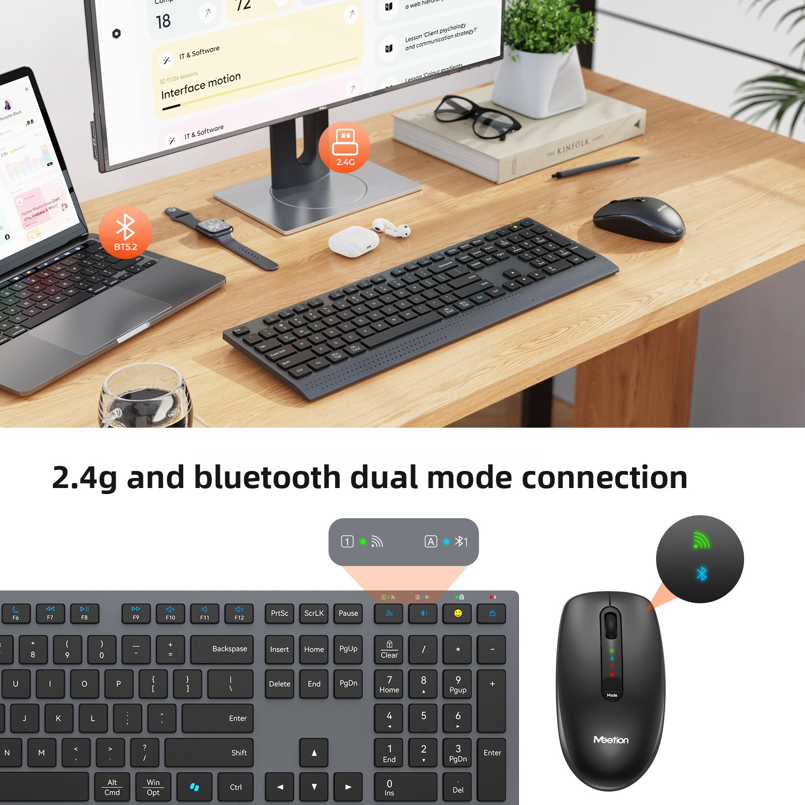 Dual-mode 2.4G Wireless Keyboa – Gaming Keyboard Mouse And Headset Combo Bewertung und Preis