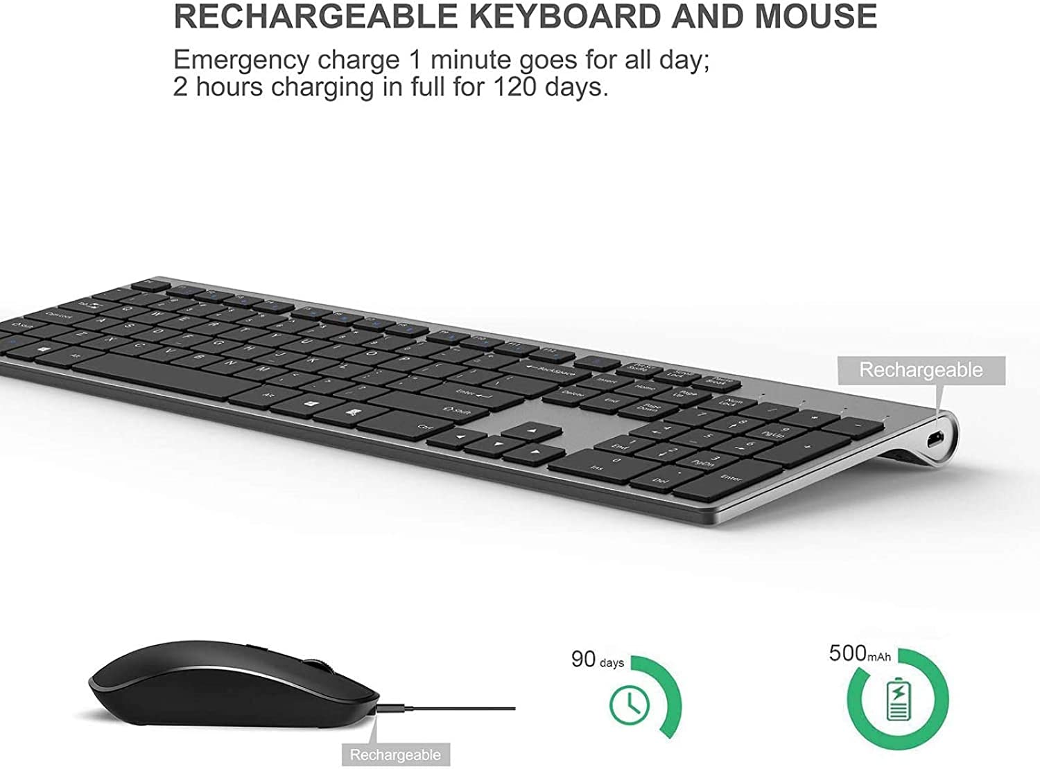 Rechargeable Wireless Keyboard – Gaming Keyboard Mouse Wireless Bewertung und Preis