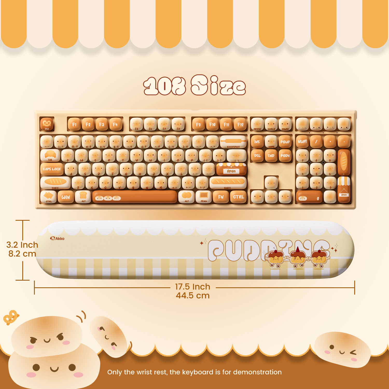 Akko Pudding Buns Keyboard Wri – Gaming Keyboard Hand Bewertung und Preis