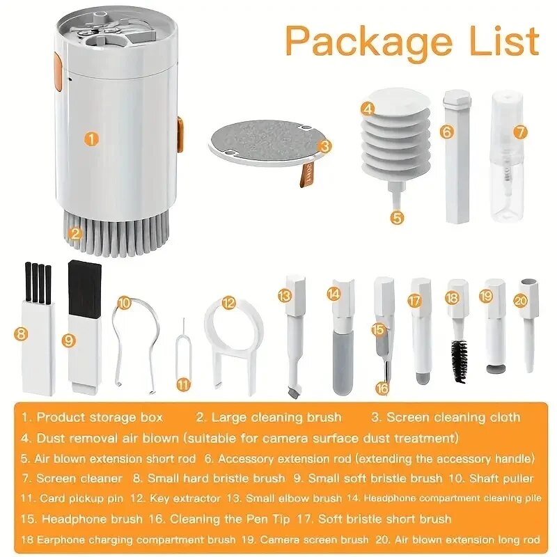 20 In 1 Cleaner Kit Multifunct – Keycap Puller Ring Bewertung und Preis