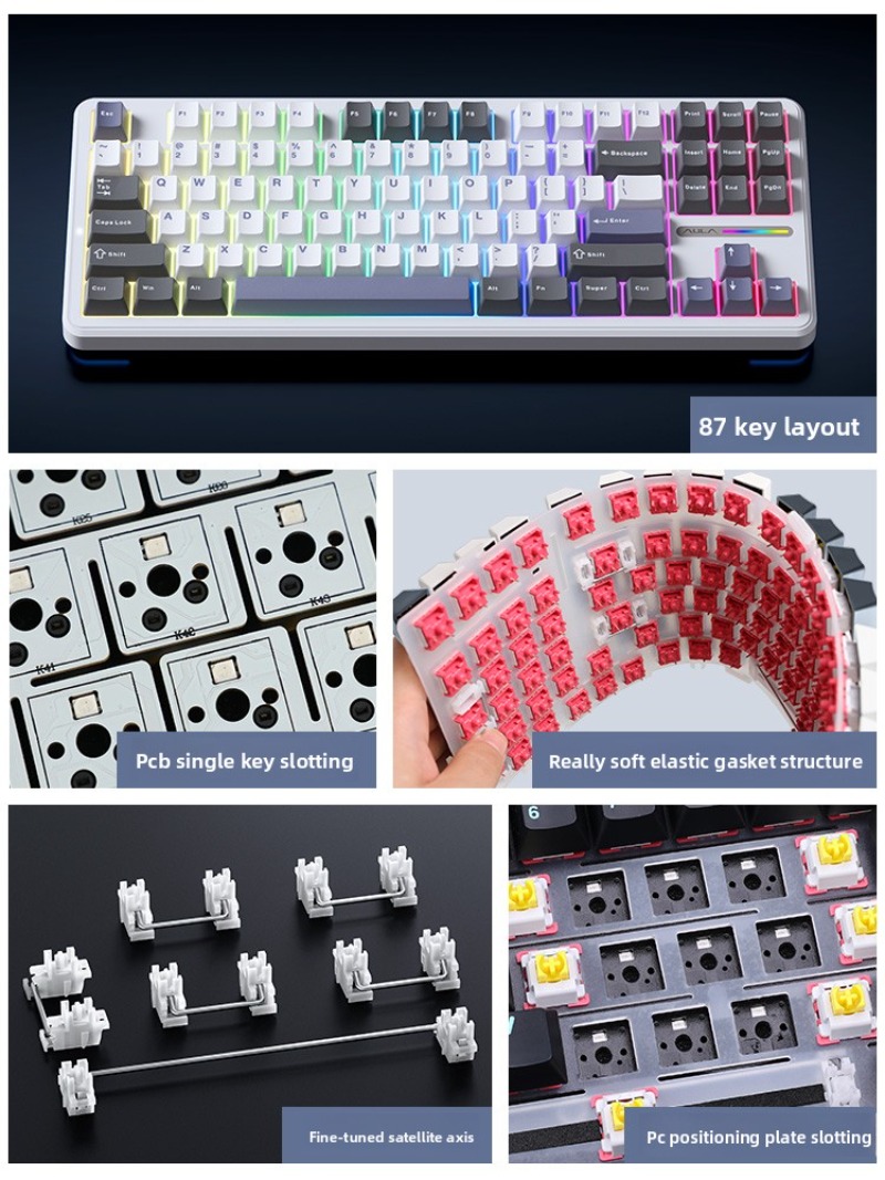 AULA F87 Pro Wireless Mechanic – Gaming Keyboard Thocky Bewertung und Preis