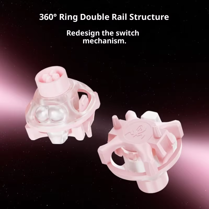 UFO Peach Pink Magnetic Switch – Gaming Keyboard Thocky Bewertung und Preis