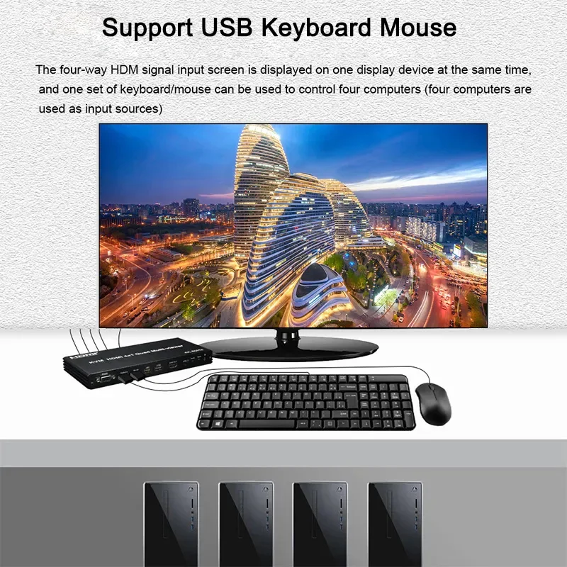 4K 60Hz HDMI Multiviewer 4x1 U – Gaming Keyboard And Mouse For Xbox Bewertung und Preis