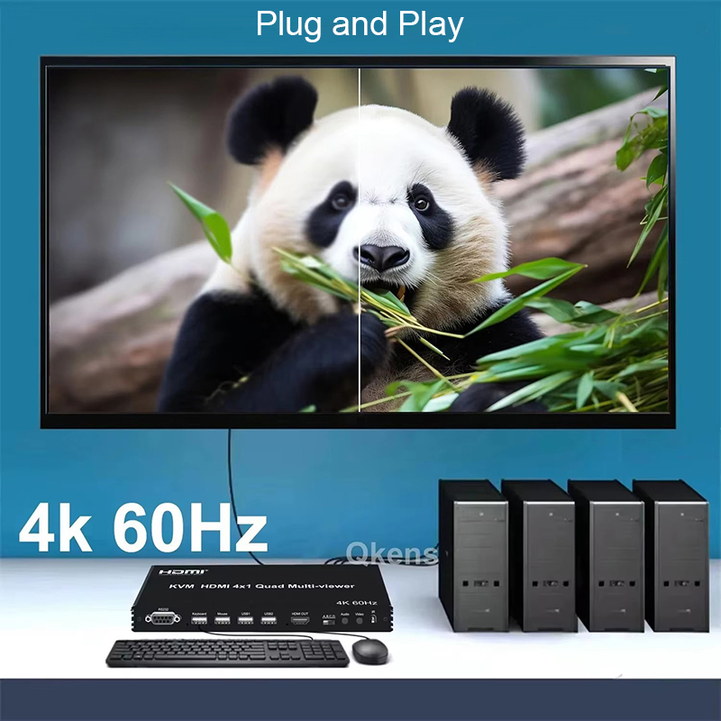 4K 60Hz HDMI Multiviewer 4x1 U – Gaming Keyboard And Mouse For Xbox Bewertung und Preis