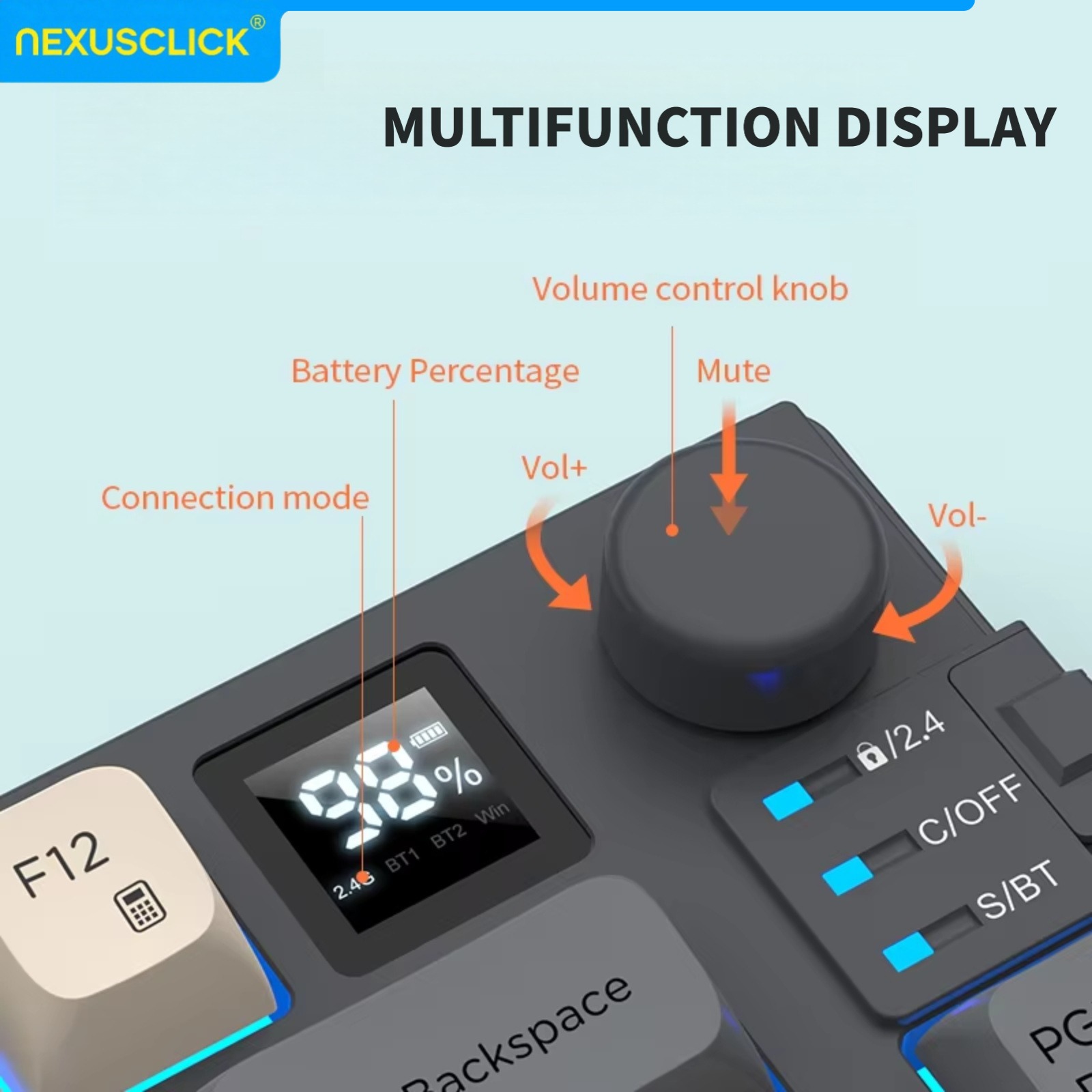 NexusClick Dual Mode Keyboard  – Gaming Keyboard And Mouse Combo Wireless Bewertung und Preis