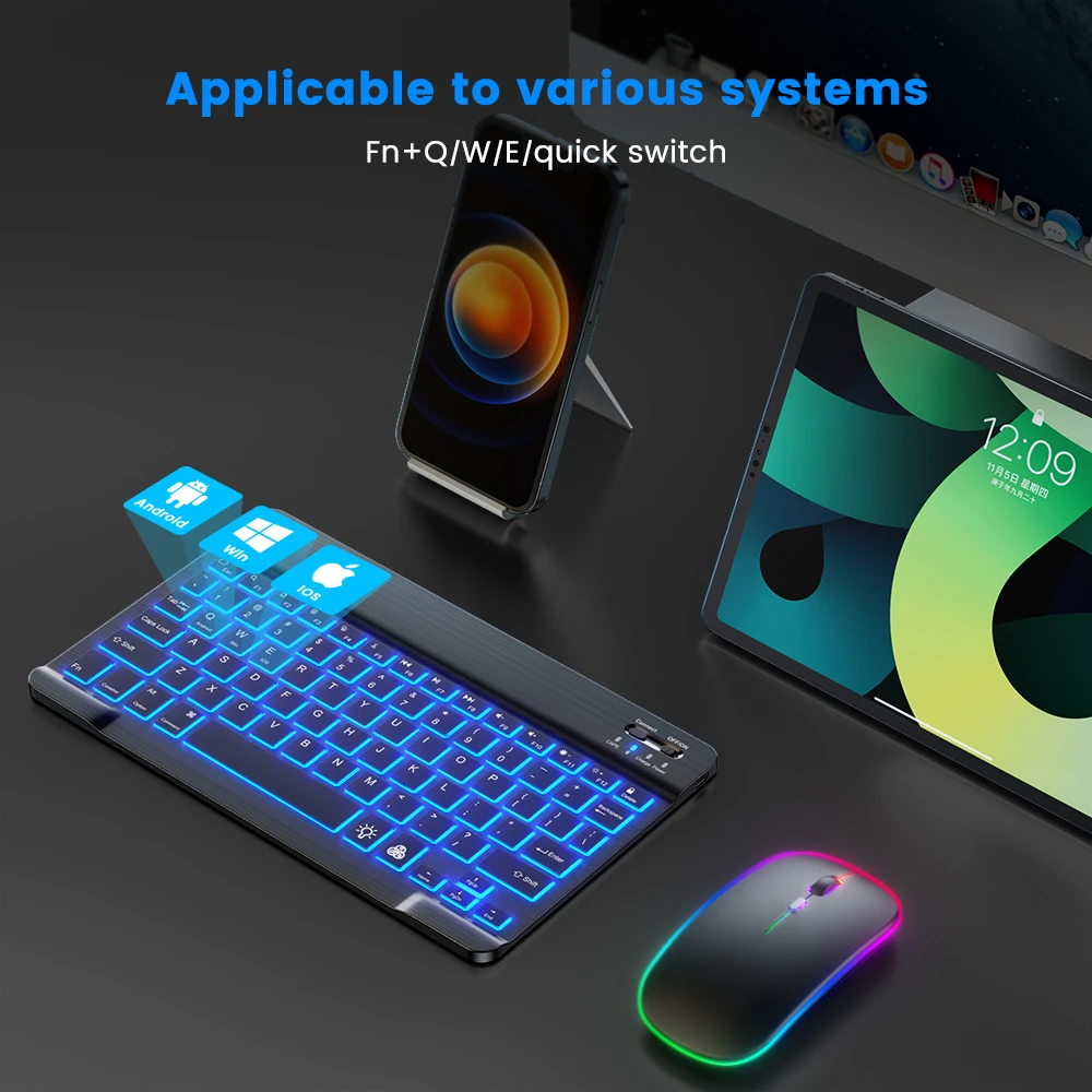 READ YYEAH RGB Backlit Bluetoo – Gaming Keyboard And Mouse Combo Wireless Bewertung und Preis