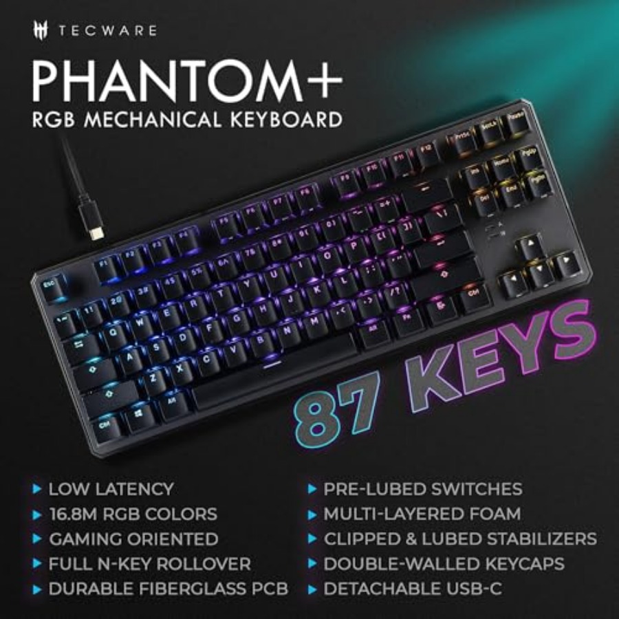 Phantom+ 87 Mechanical Gaming  – Gaming Keyboard Thocky Bewertung und Preis