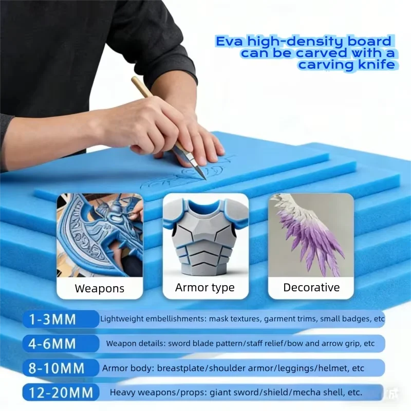 1pc Thickness 3/5/10/15mm Blue – Pe Foam Sheet Bewertung und Preis