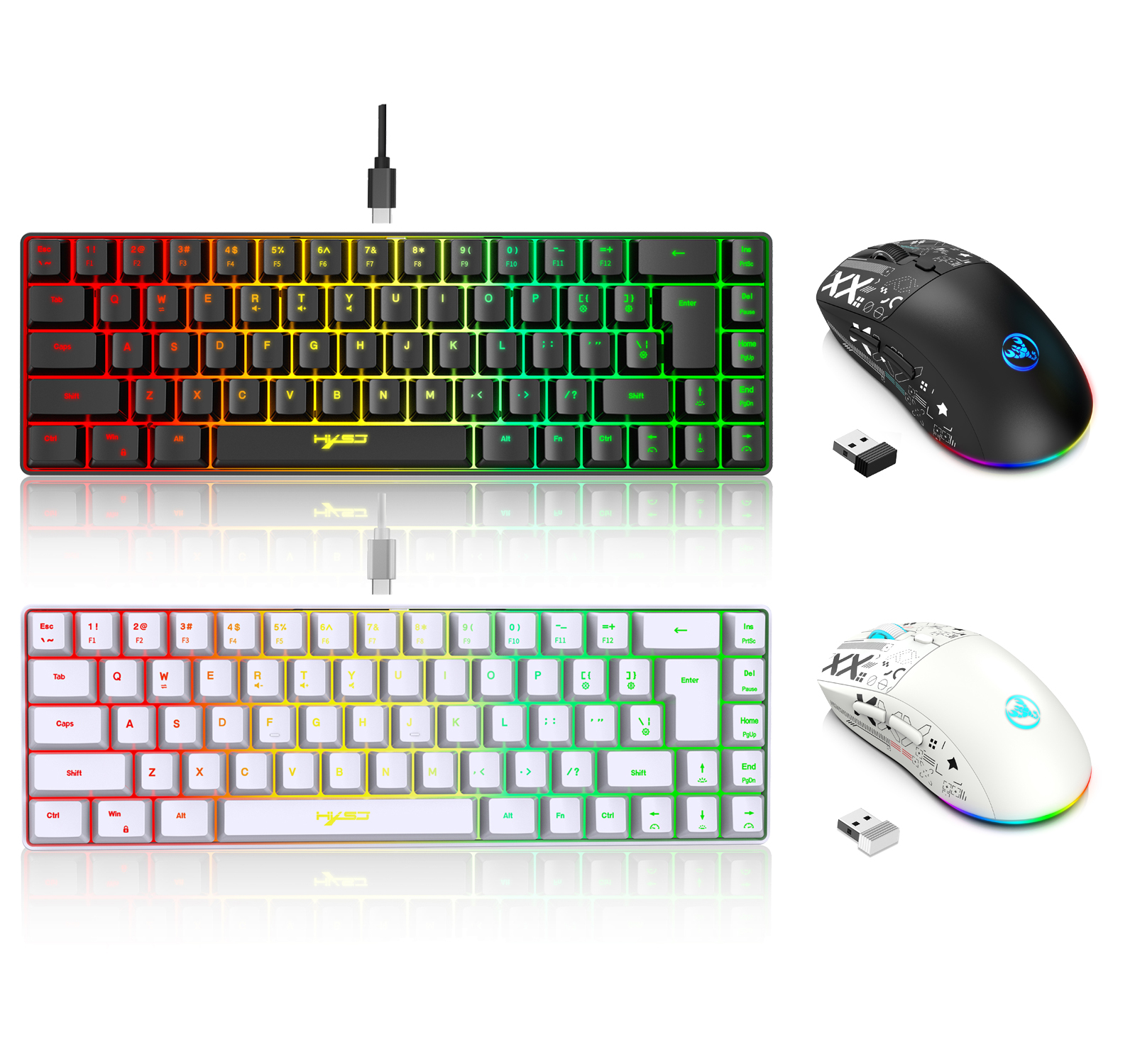 60% gaming Keyboard and mouse  – Keyboard Mouse Bundle Gaming Bewertung und Preis