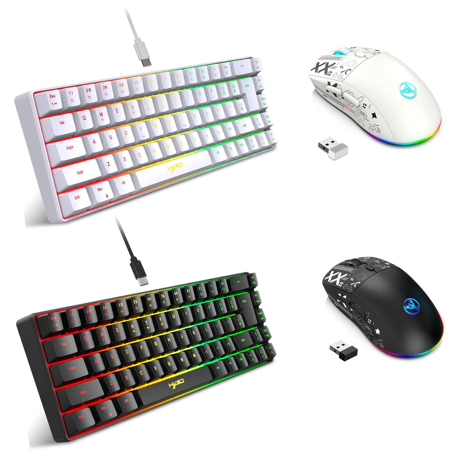 60% gaming Keyboard and mouse  – Keyboard Mouse Bundle Gaming Bewertung und Preis