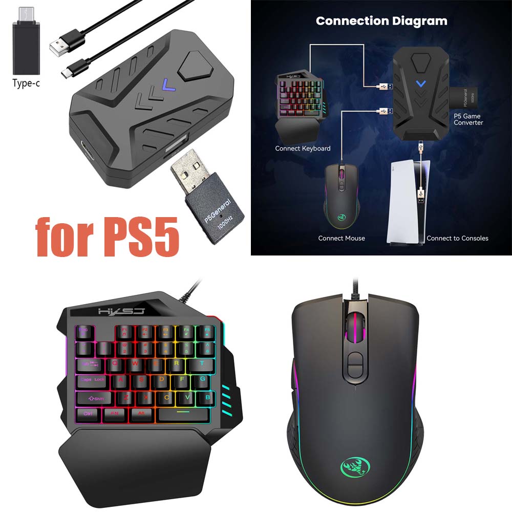 for PS5 Gaming Keyboard Mouse  – Gaming Keyboard Mouse Combo Bewertung und Preis