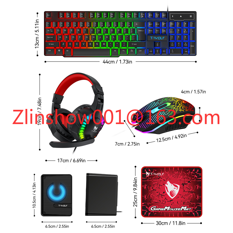 TF880 5IN1 Wired Gaming Keyboa – Gaming Keyboard Mouse And Headset Combo Bewertung und Preis