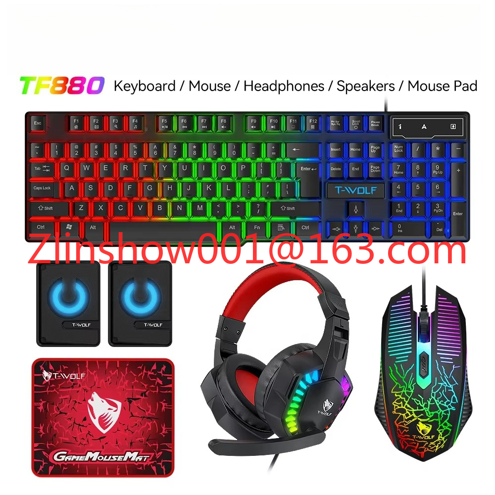 TF880 5IN1 Wired Gaming Keyboa – Gaming Keyboard Mouse And Headset Combo Bewertung und Preis