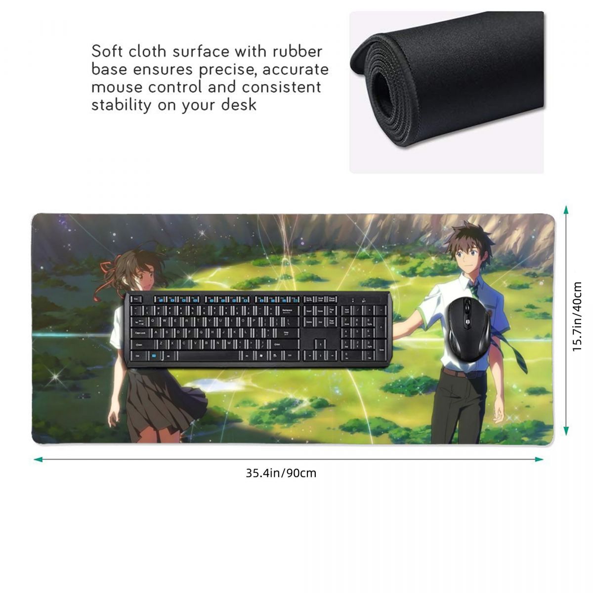 Japanese Anime Your Name Large – Gaming Keyboard Name Bewertung und Preis