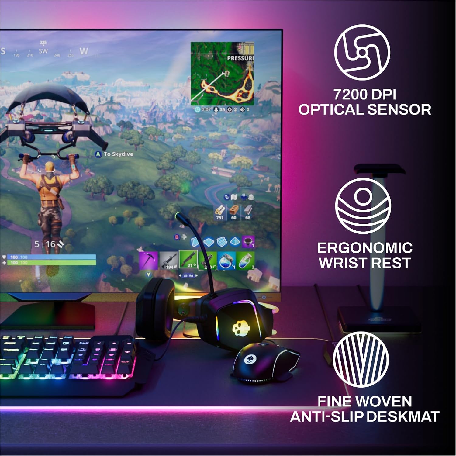 6-Piece RGB Gaming Bundle: Mec – Keyboard Mouse Bundle Gaming Bewertung und Preis
