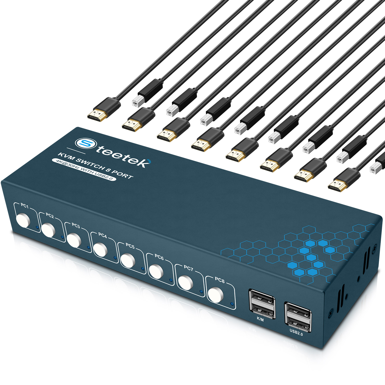 KVM Switch 8 Port HDMI KVM Swi – Gaming Keyboard And Mouse For Xbox Bewertung und Preis