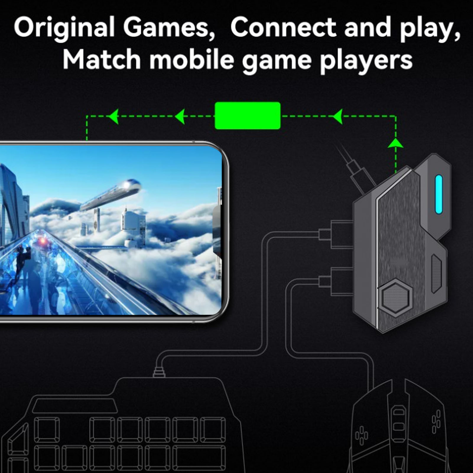 Mobile Game Combo Pack Bluetoo – Gaming Keyboard Hand Bewertung und Preis