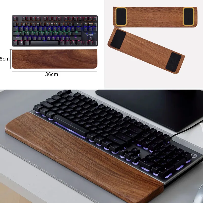Solid Wood Keyboard Palm Rest  – Gaming Keyboard Mouse Combo Bewertung und Preis