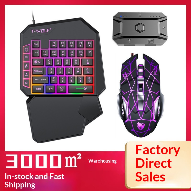T-Wolf Tf950 5 In 1 One Handed – Keyboard Mouse Bundle Gaming Bewertung und Preis