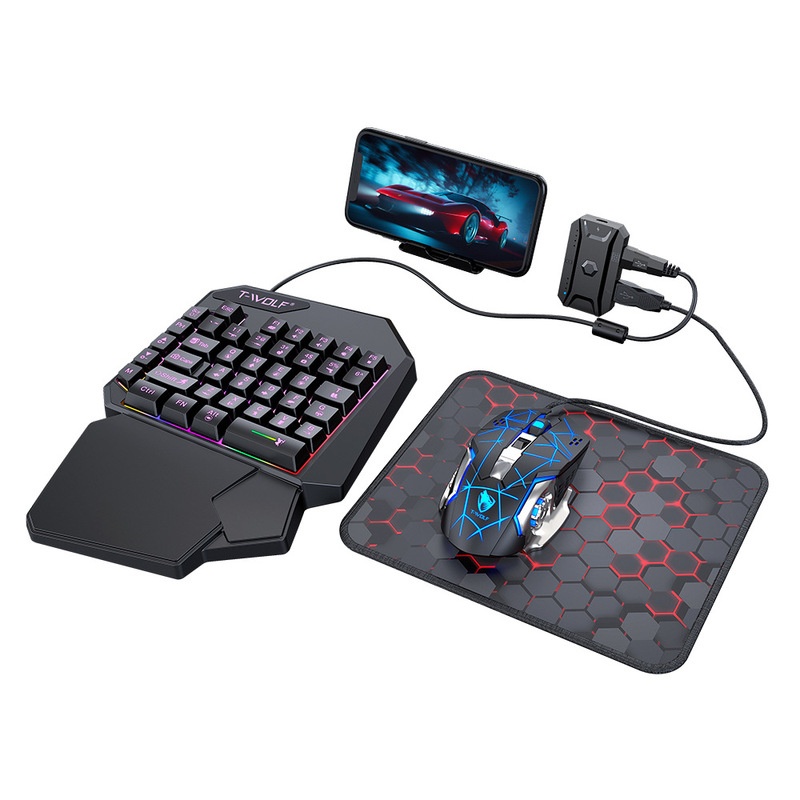 T-Wolf Tf950 5 In 1 One Handed – Keyboard Mouse Bundle Gaming Bewertung und Preis
