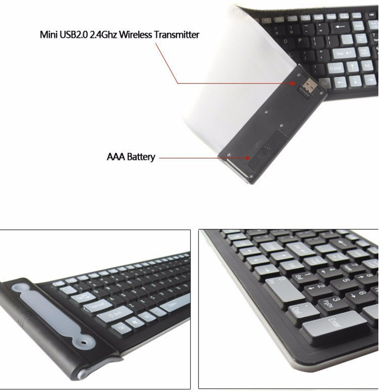 Foldable Silicone Wireless Key – Gaming Keyboard Budget Bewertung und Preis