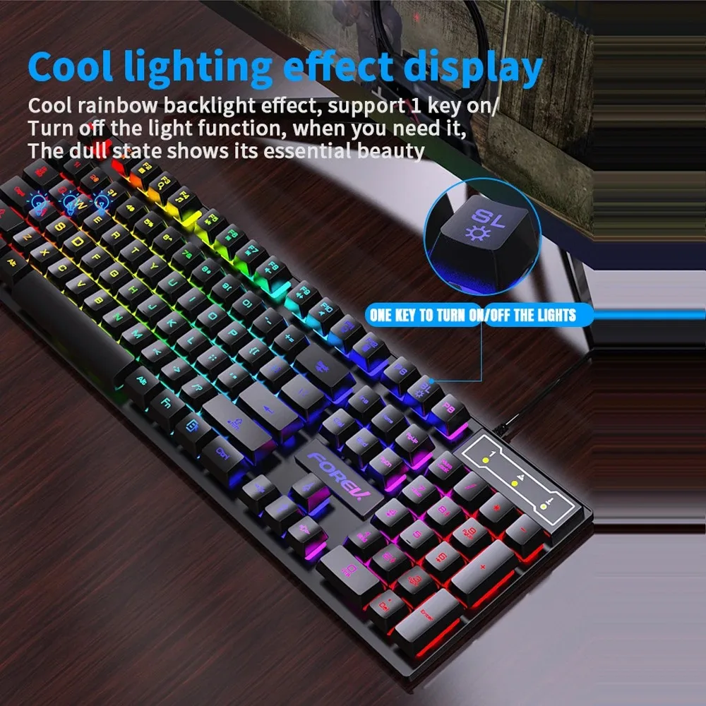 104 key Backlit Mechanical Key – Keyboard Mouse Bundle Gaming Bewertung und Preis