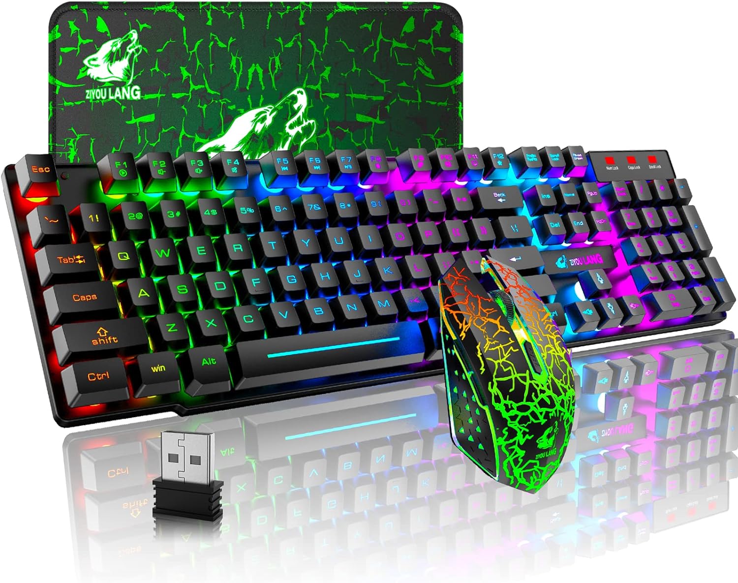 MAMBASNAKE x ZIYOU LANG T3 Wir – Gaming Keyboard And Mouse Combo Wireless Bewertung und Preis