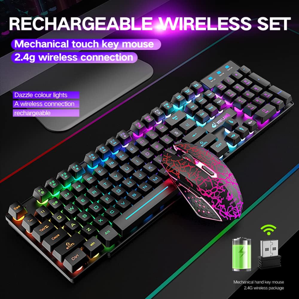 MAMBASNAKE x ZIYOU LANG T3 Wir – Gaming Keyboard And Mouse Combo Wireless Bewertung und Preis