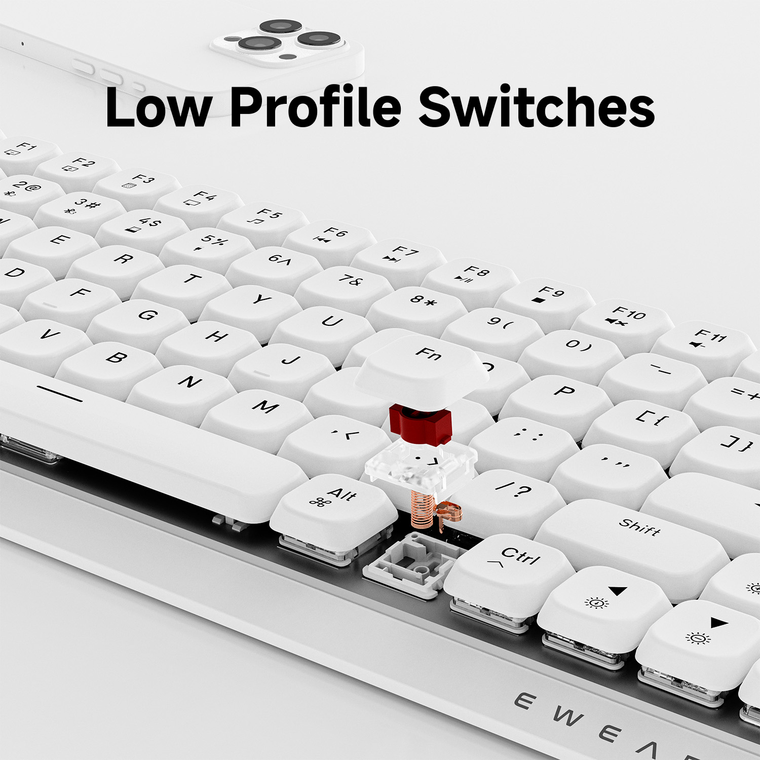 EWEADN 84 Keys Tri-Mode Low Pr – Gaming Keyboard He Bewertung und Preis