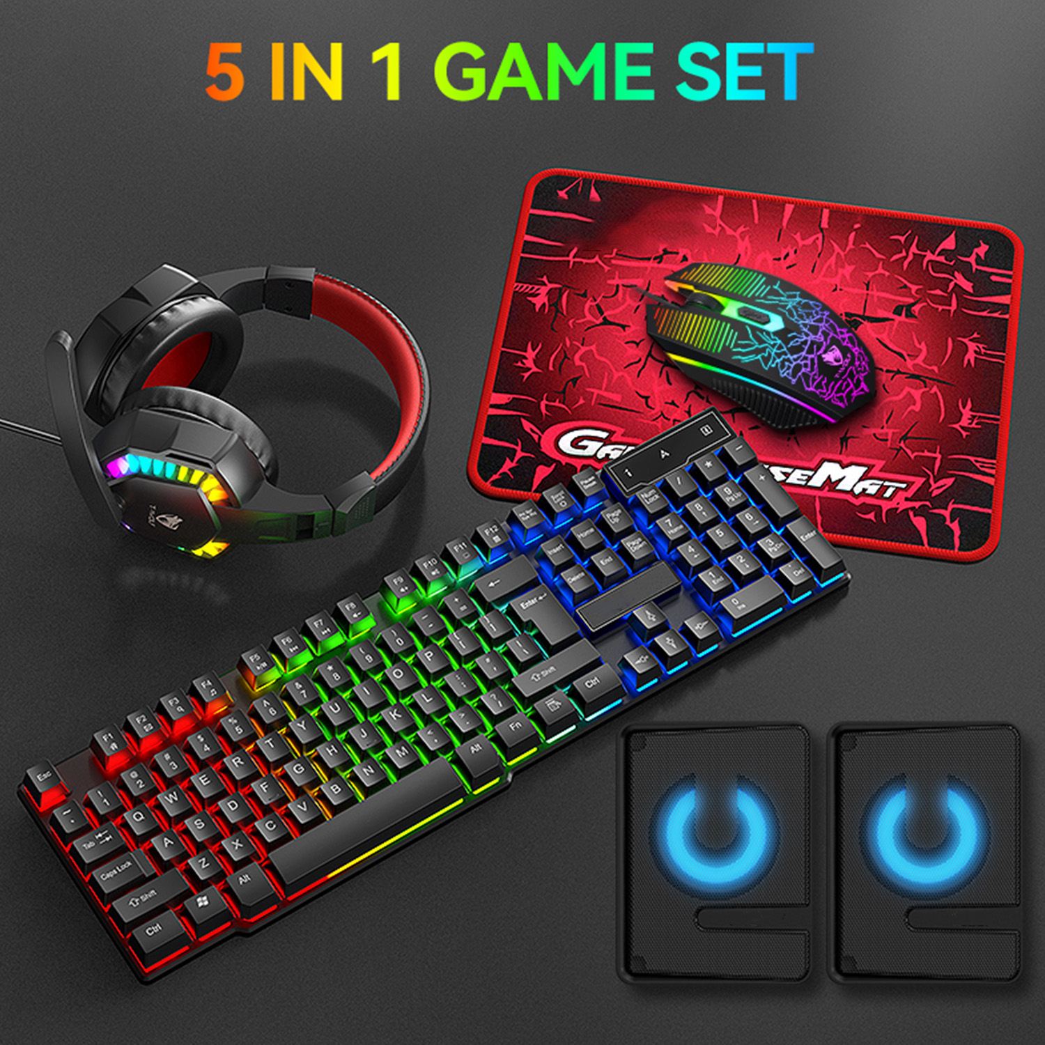 5-in-1 Set Gaming Combo Keyboa – Gaming Keyboard Extension Bewertung und Preis