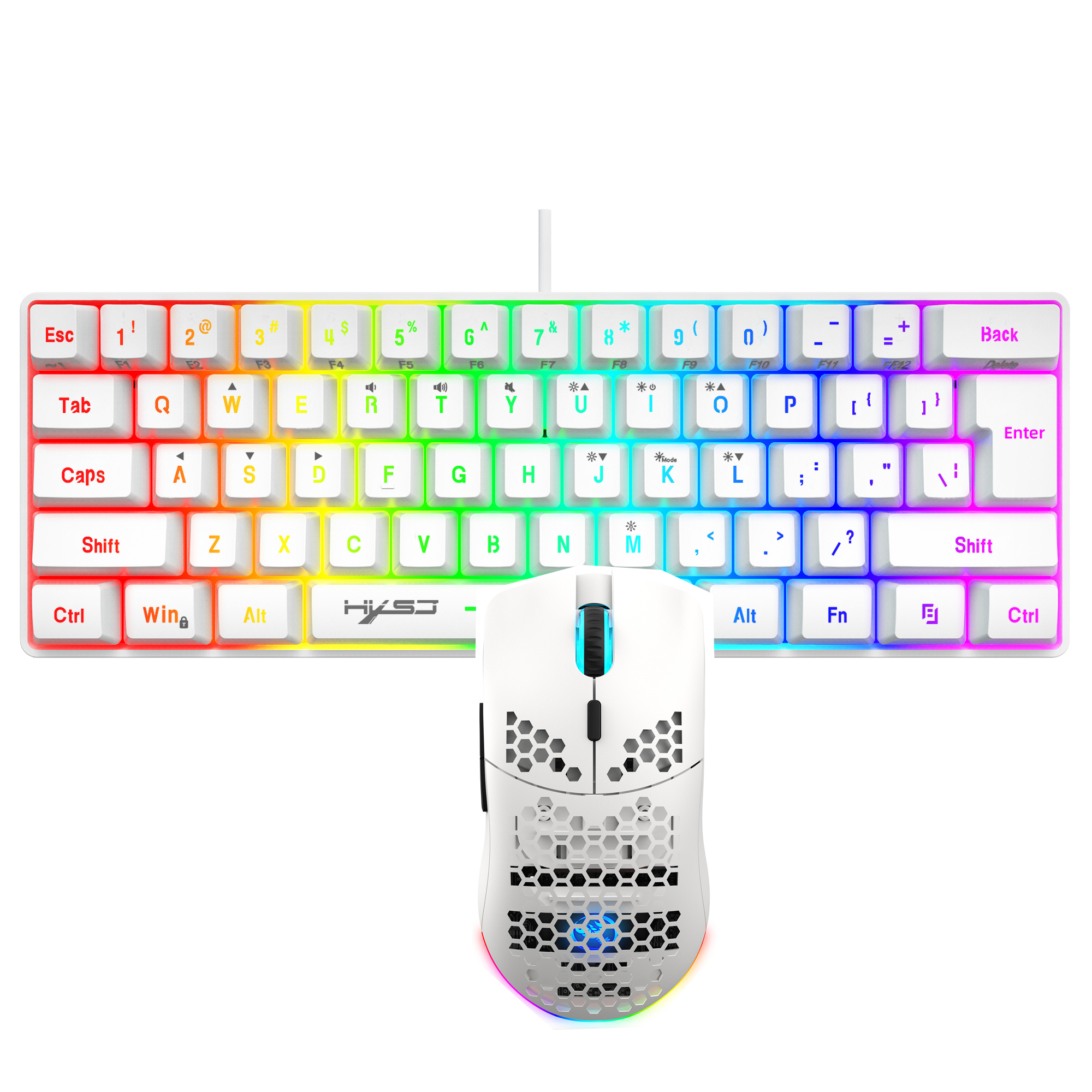 Hot sale 60% mini portable gam – Gaming Keyboard And Mouse Combo Wireless Bewertung und Preis