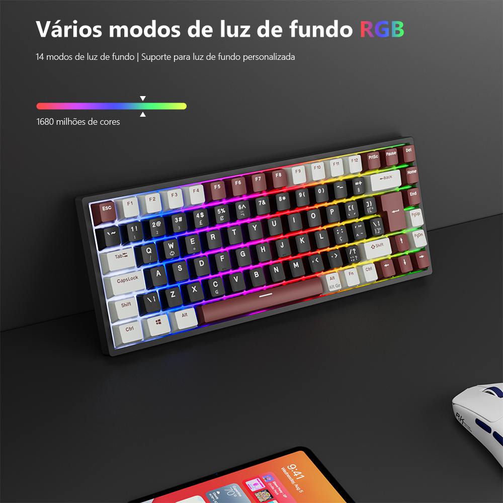 RK84 RK ROYAL KLUDGE Brazilian – Gaming Keyboard Budget Bewertung und Preis