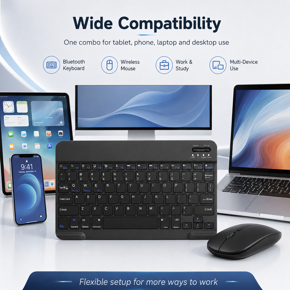 Bluetooth Wireless Keyboard Fo – Gaming Keyboard Mouse Wireless Bewertung und Preis