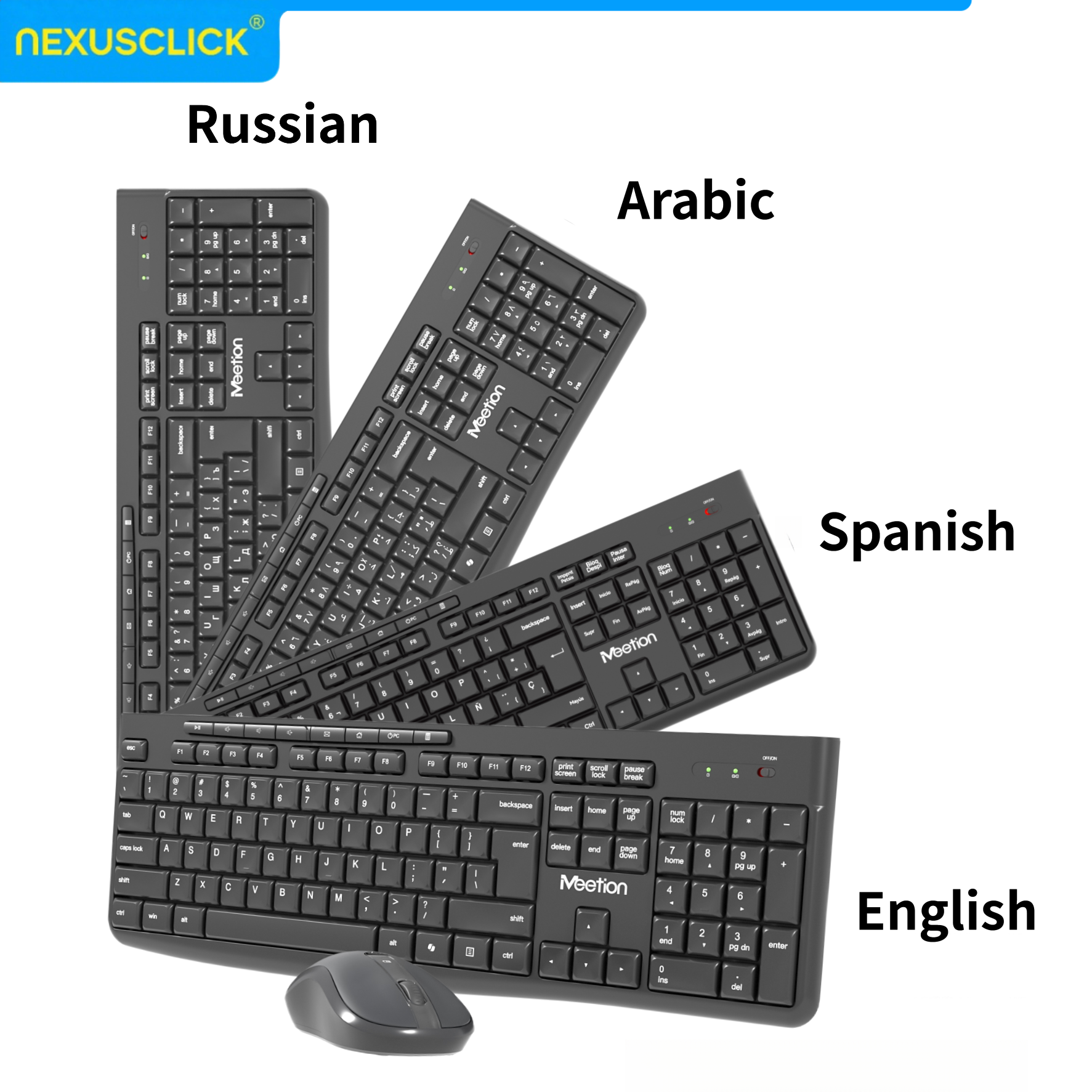 NexusClick Low-Profile Ergonom – Gaming Keyboard And Mouse Combo Wireless Bewertung und Preis