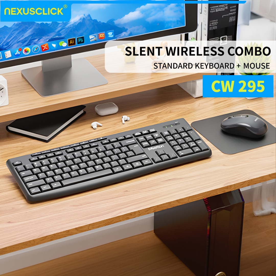 NexusClick Low-Profile Ergonom – Gaming Keyboard And Mouse Combo Wireless Bewertung und Preis