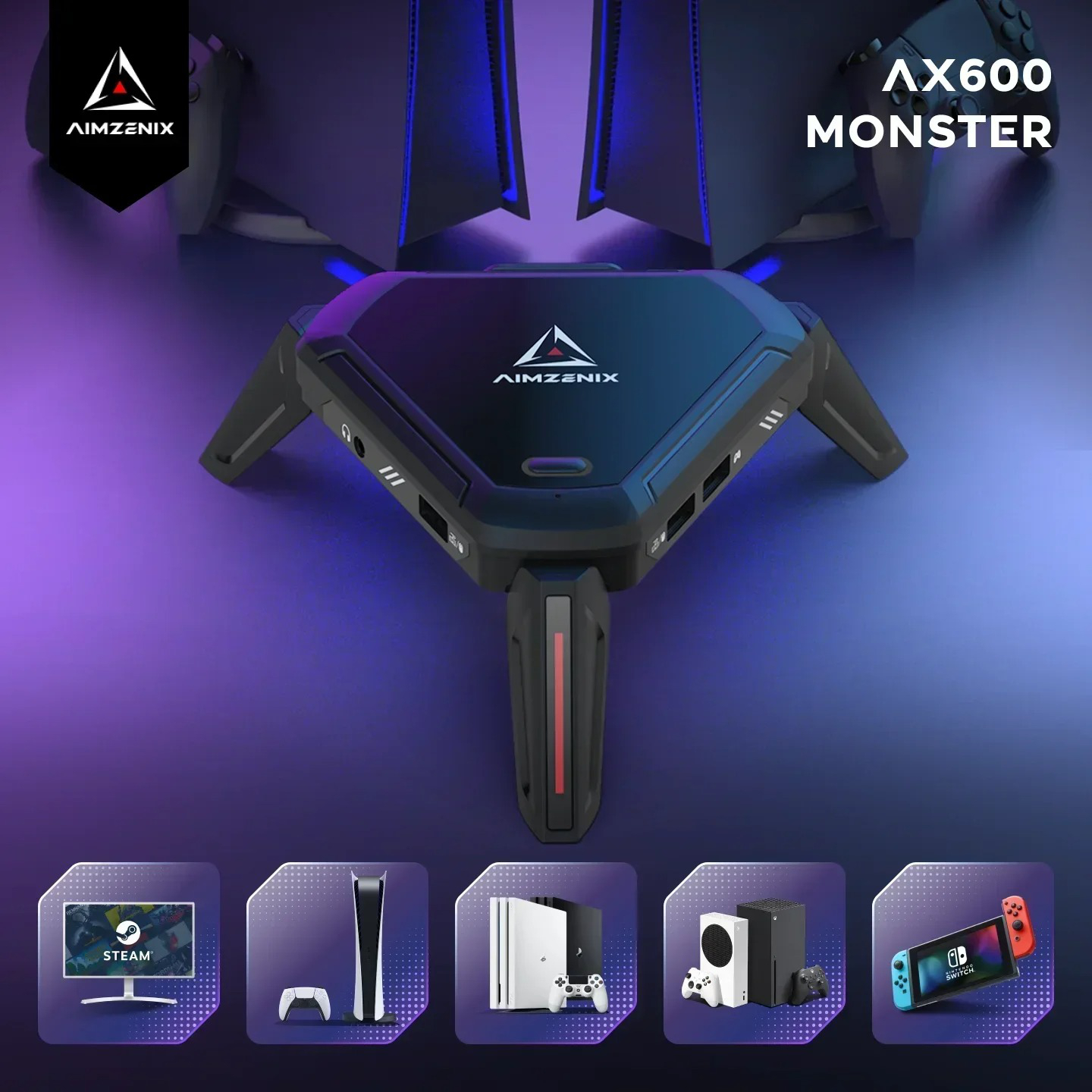 AIMZENIX AX600 MONSTER Pro Key – Gaming Keyboard And Mouse For Xbox Bewertung und Preis