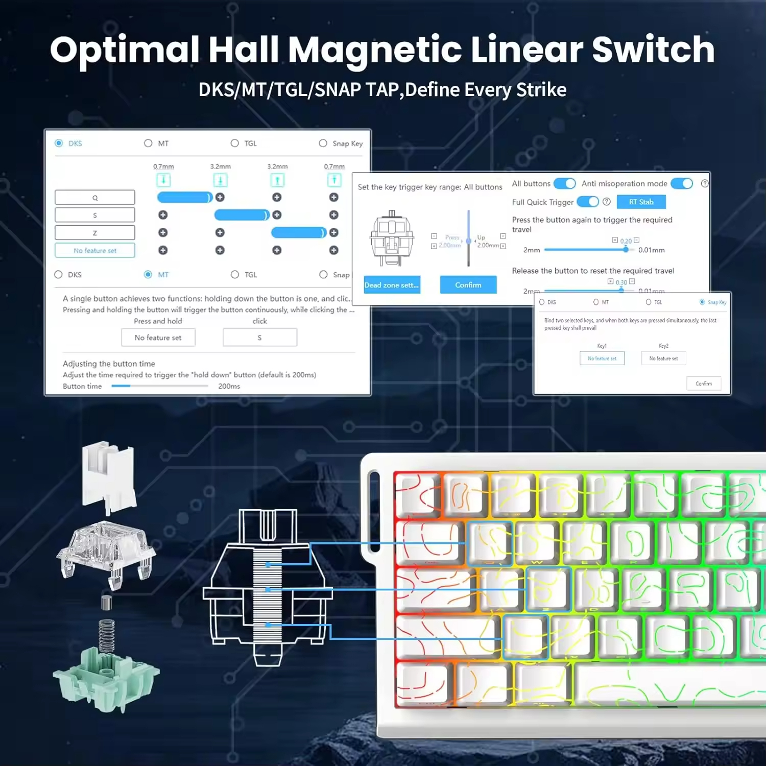 Attack Shark X68 He Wired RGB  – Gaming Keyboard He Bewertung und Preis