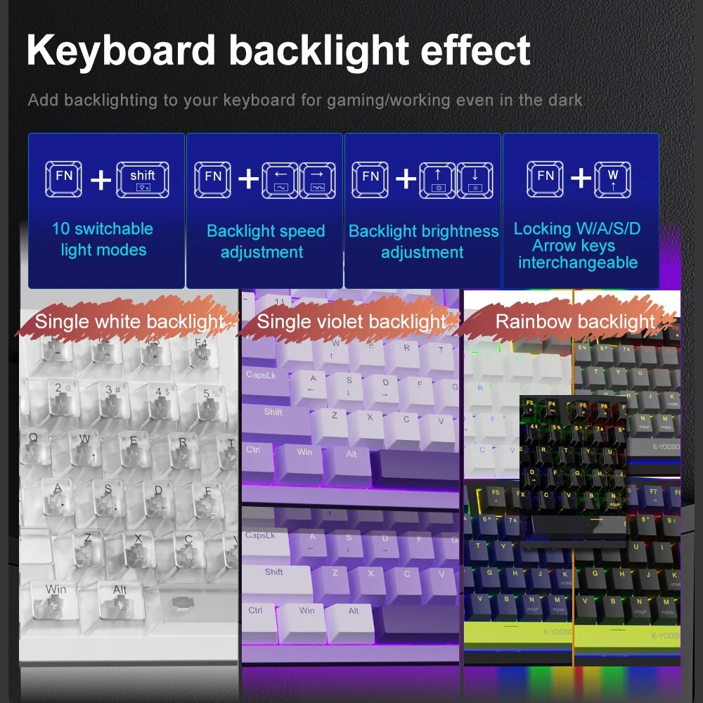 E-YOOSO Z94 USB Mechanical Gam – Gaming Keyboard Budget Bewertung und Preis